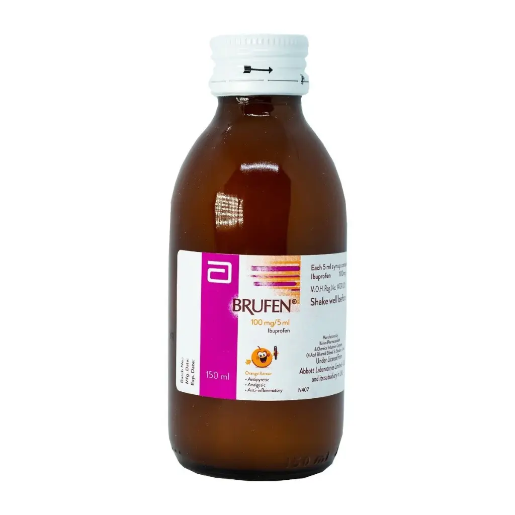 IBUPROFEN 100 MG 5 ML - 150 ML SYRUP BOTTS..webp