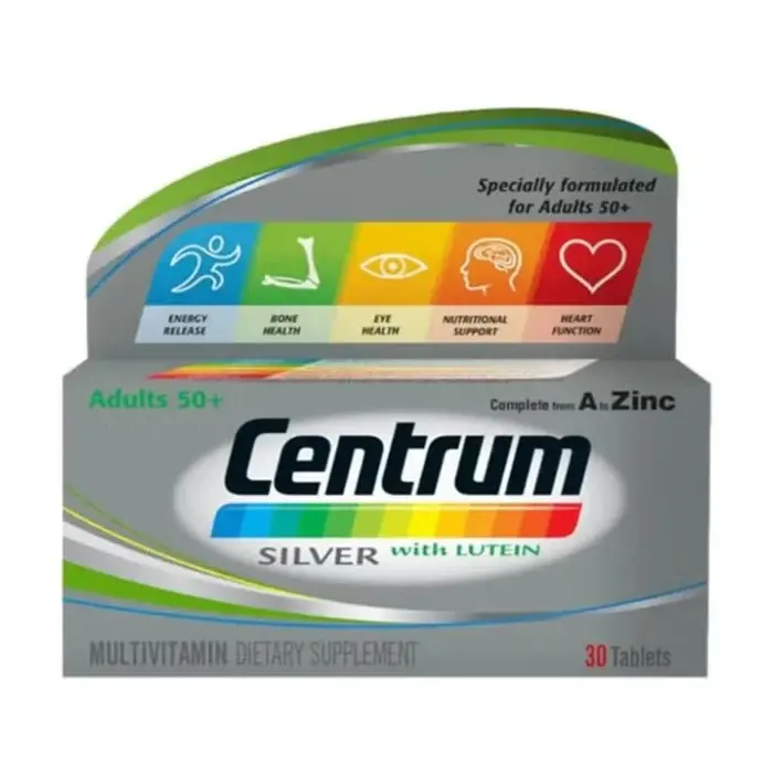 CENTRUM SILVER WITH LUTEIN ADULTS 30 TABLETS
