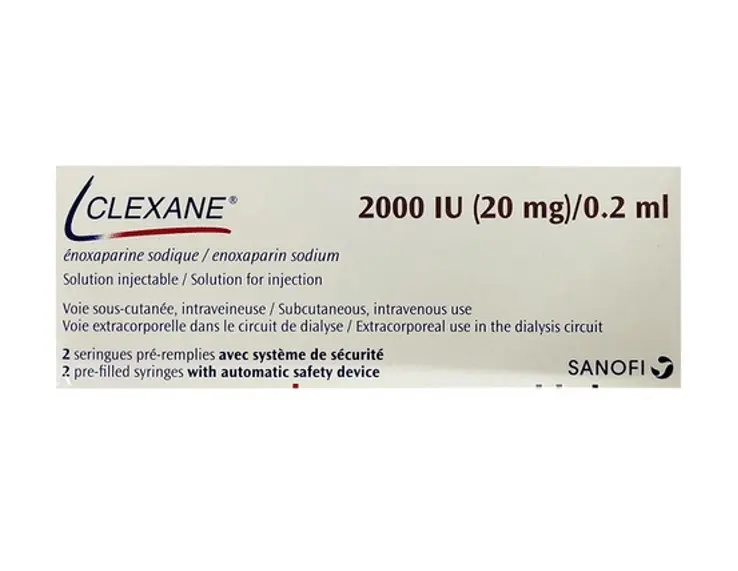 CLEXANE® 20 MG / 0.2 ML 2 SERINGES