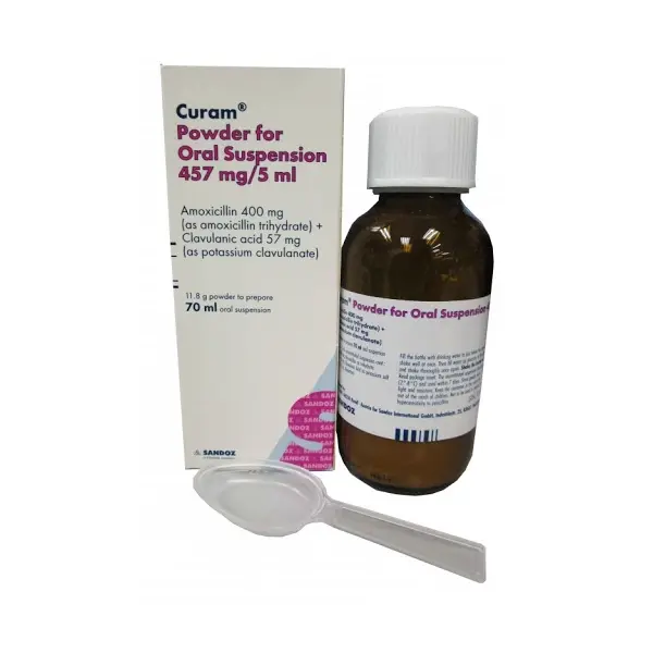 CURAM® 457 MG / 5 ML SUSPENSION POWDER 70 ML