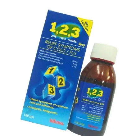 [HIK.EG-001] ONE TWO THREE 1,2,3 12O ML SYRUP