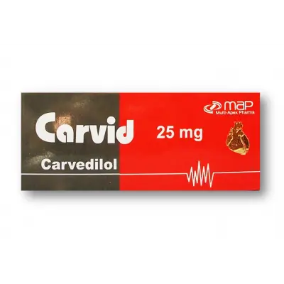 [APE.EG-001] CARVID 25 MG 20 TABLETS