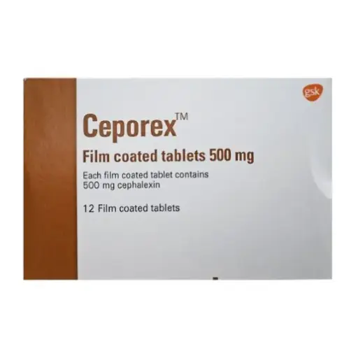 [GSK.EG-007] CEPOREX 500 MG 12 FILM COATED TABLETS