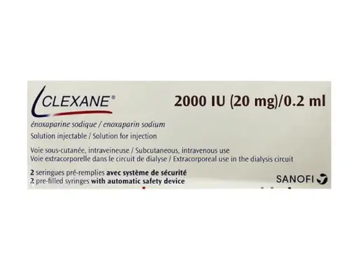 [SANF.FR-001] CLEXANE® 20 MG / 0.2 ML 2 SERINGES