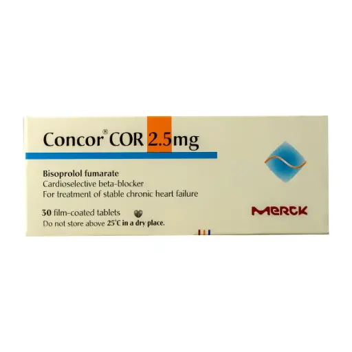 [AMO.EG-008] CONCOR® COR 2.5 MG 30 FILM COATED TABLETS