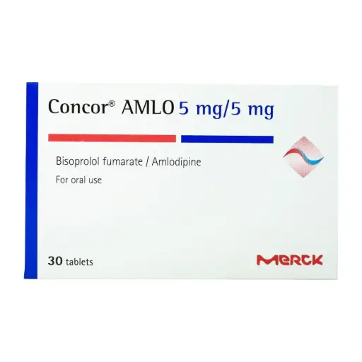 [MER.IT-001] كونكور® 5 مجم / 5 مجم أملو 30 قرص مغلف