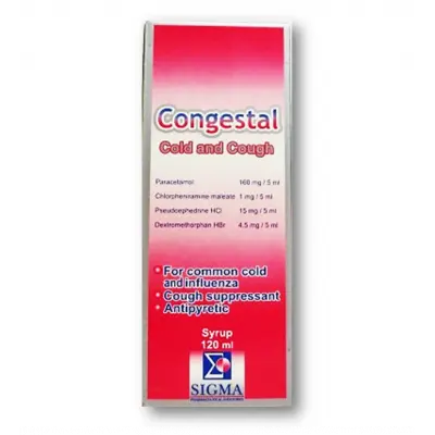 [SIG.EG-003] CONGESTAL COLD AND COUGH SYRUP 120 ML