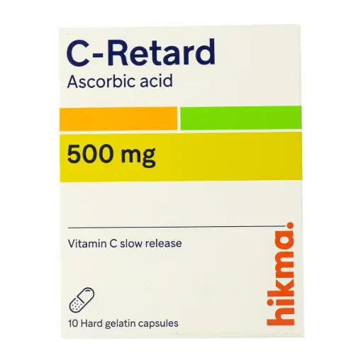 [HIK.EG-003] C-RETARD 500 MG 10 HARD GELATIN CAPSULES